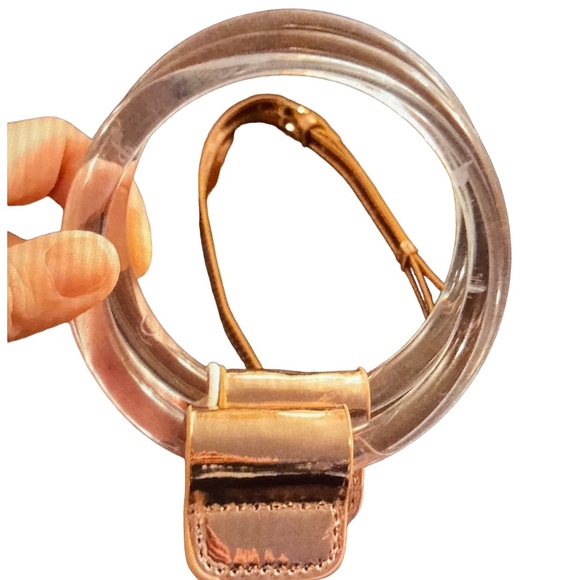 Madison West CLEAR PVC BAG CROSSBODY BAG, pouch included. NWT - Picture 7 of 10